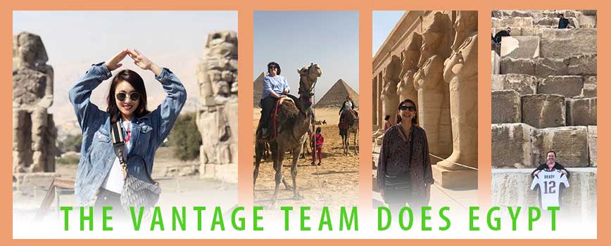 Images of the Vantage Team in Egypt