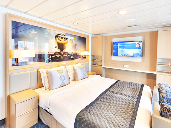 Ocean Explorer, Category OS, Owner's Suite, View of Bedroom with Bed