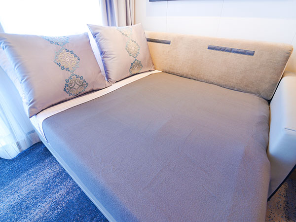 Ocean Explorer, Category TMS, Deluxe Veranda Middle Stateroom, Couch Bed