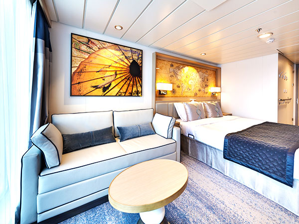 Ocean Explorer, Category TMS, Deluxe Veranda Middle Stateroom, Rest Area with Couch