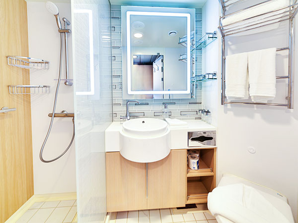 Ocean Explorer, Category TS, Deluxe Veranda Stateroom, Bathroom