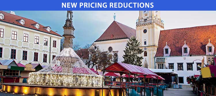 Round out this remarkable journey with an extension to Bratislava, Slovakia & Prague, Czech Republic