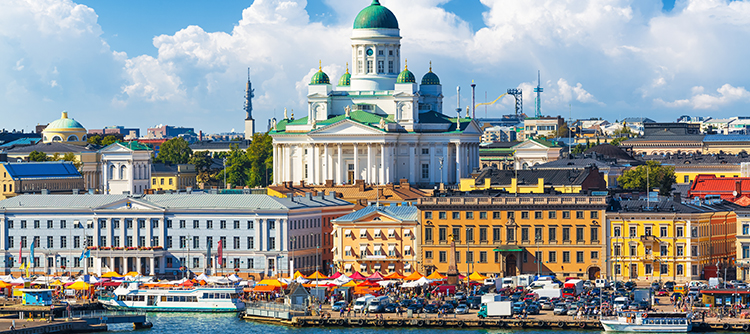 Finland's harbor-centred capital of Helsinki